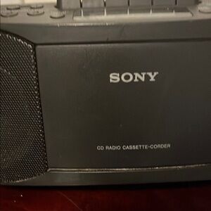 Sony Black Portable Boombox with CD and Radio